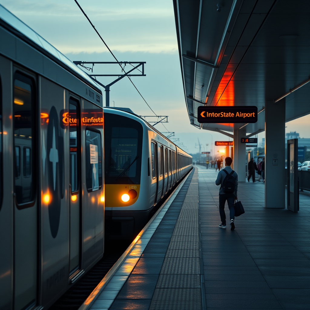 New overnight train service to UK's second-busiest airport to be trialled